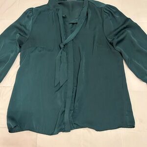 Elegant Teal Blouse ModCloth